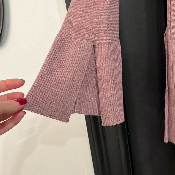 Free People criss cross tunic sweater. - Picture 2 of 6